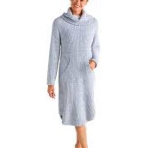 Softies Women's Marshmallow Slouch Turtleneck Lounger Navy Size XS